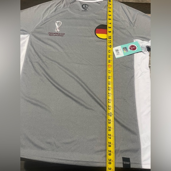 Germany FIFA World Cup Qatar 2022 Men’s Shirt Size XL NEW Grey - Picture 2 of 7
